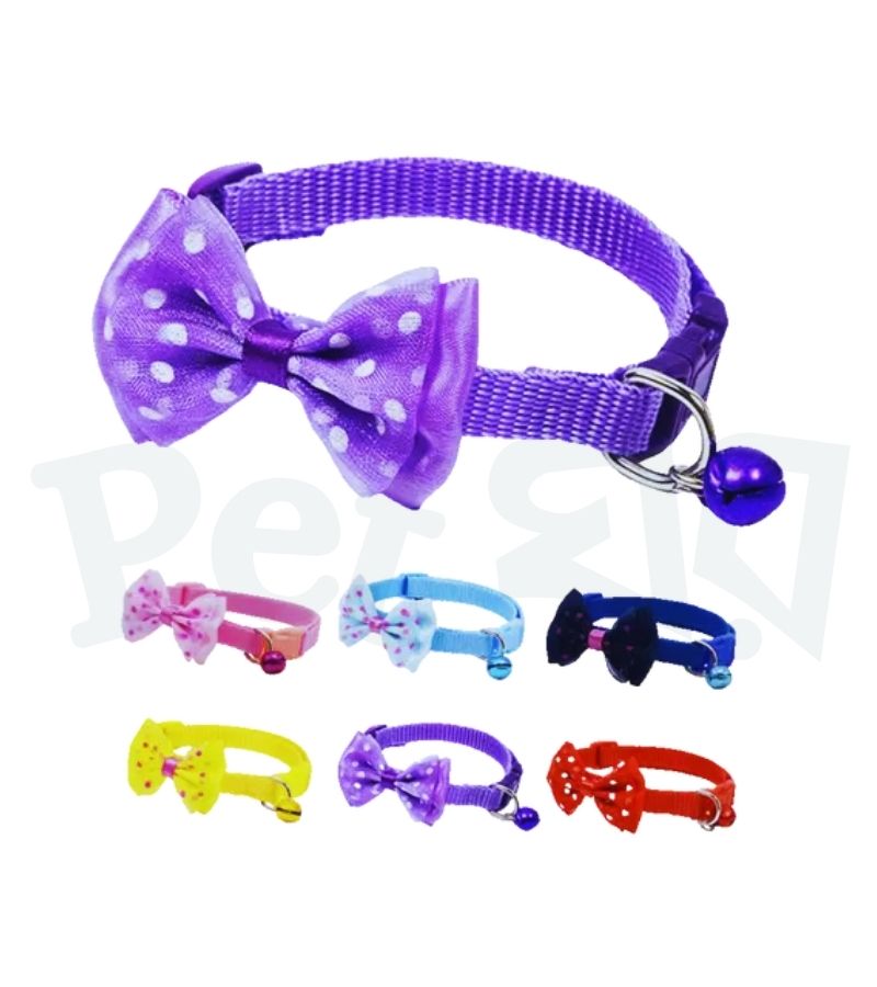 Cute Cat Collar With Bell (1 Piece) Bow Tie Cat Collar With Bell (1 Piece) - Image 1
