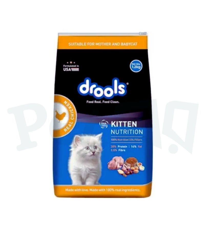 Drools Kitten Cat Food Real Chicken 1.2kg Drools Kitten Cat Food Real Chicken 1.2kg - Image 1