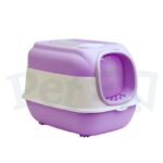 Multifunctional Super Premium Open Top Closed Litter Box with Scoop & Two Door