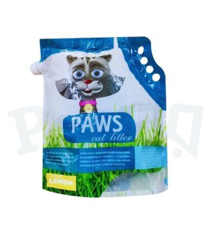 Paws Clumping Cat Litter Lemon 5L (4.5kg)