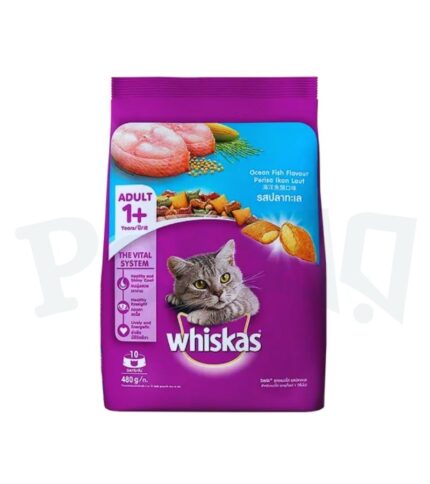 Whiskas Adult Cat Food Ocean Fish 480g