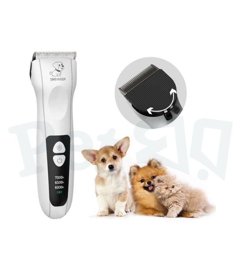 Low Noise Ceramic Electric Grooming Trimmer for Dogs & CatsNoise Ceramic Automatic Portable USB Rechargeable Electric Cordless Small Grooming Trimmer for Dog & Cat Low Noise Ceramic Electric Grooming Trimmer for Dogs & Cats - Image 1
