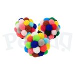 Multicolour Cotton Cat Toy Ball