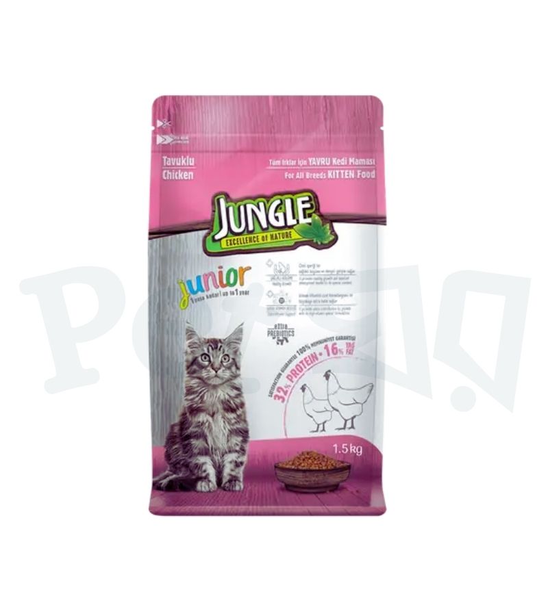 Jungle Kitten Dry Cat Food Chicken 1.5kg Jungle Kitten Dry Cat Food Chicken 1.5kg - Image 1